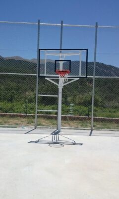 Adelinspor Basketbol Potası Yükseklik Ayarlı 105*180 10 mm Cam - 4