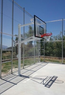 Adelinspor Basketbol Potası Yükseklik Ayarlı 105*180 10 mm Cam - 5