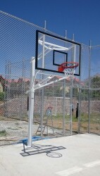 Adelinspor Basketbol Potası Yükseklik Ayarlı 105*180 10 mm Cam - 7