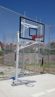 Adelinspor Basketbol Potası Yükseklik Ayarlı 105*180 15mm Cam - 7