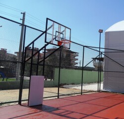 Adelinspor Diomond Basketbol Potası Sabit 4 Direk 10 mm Cam - 3