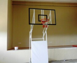 Adelinspor Diomond Basketbol Potası Sabit 4 Direk 12 mm Cam Panya - 8