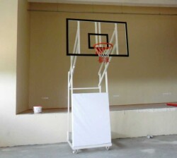 Adelinspor Diomond Seyyar 4 Direk Basketbol Potası 10 mm Cam - adelinspor