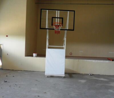 Adelinspor Diomond Seyyar 4 Direk Basketbol Potası 12mm Cam Panya - 4