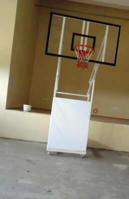 Adelinspor Diomond Seyyar 4 Direk Basketbol Potası 15mm Cam Panya - 3