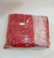 Futbol Kale Filesi 2,5 mm Kord İpi Kırmızı 7,32*2,44*2,0 m - adelinspor