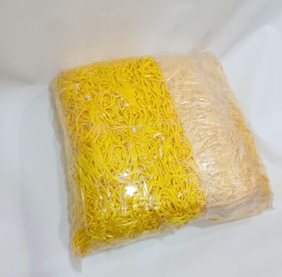 Futbol Kale Filesi 2,5 mm Kord İpi Sarı 7,32*2,44*2,0 m - 1