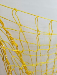 Futbol Kale Filesi 2,5 mm Kord İpi Sarı 7,32*2,44*2,0 m - 5