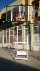 Adelinspor Gold Seyyar 4 Direk Basketbol Potası 10 mm Akrilik Cam - 10
