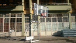Adelinspor Gold Seyyar 4 Direk Basketbol Potası 10 mm Akrilik Cam - 15
