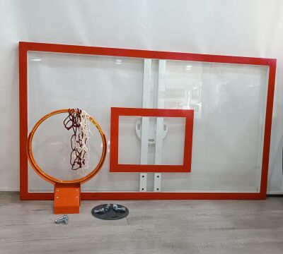 Mia Basketbol Panya Seti Yaylı Çember 105*180 8 mm Solid Polikarbon Panya - 3