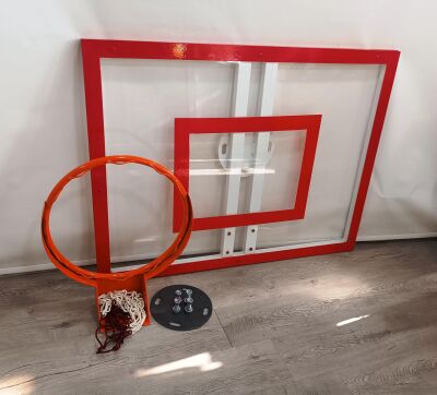 Mia Basketbol Panya Seti Sabit Çember 90*120 8 mm Solid Polikarbon Panya - 4