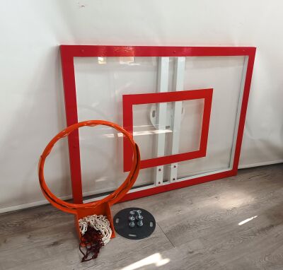Mia Basketbol Panya Seti Sabit Çember 90*120 8 mm Solid Polikarbon Panya - 7