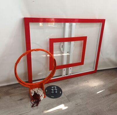 Mia Basketbol Panya Seti Sabit Çember 90*120 8 mm Solid Polikarbon Panya - 8
