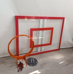 Mia Basketbol Panya Seti Sabit Çember 90*120 8 mm Solid Polikarbon Panya - 9