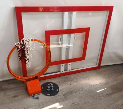 Mia Basketbol Panya Seti Yaylı Çember 90*120 8 mm Solid Polikarbon Panya - 2