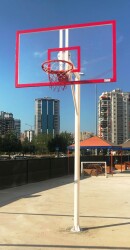 Mia Basketbol Potası 90*120 8 mm Solid Polikarbon 45 cm Yaylı Çember - 6