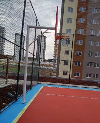 Mia Basketbol Potası 90*120 8 mm Solid Polikarbon 45 cm Yaylı Çember - 9