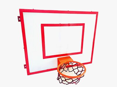 Adelinspor Mini Basketbol Potası 80*100 cm 10 mm Beyaz - 1