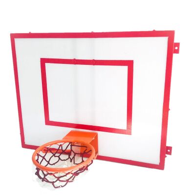 Adelinspor Mini Basketbol Potası 80*100 cm 10 mm Beyaz - 2