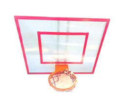 Adelinspor Mini Basketbol Potası 80*100 cm 10 mm Şeffaf - 5