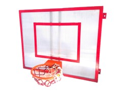 Adelinspor Mini Duvara Monte 80*100 cm 10 mm Şeffaf Polikarbon Basketbol Potası 30 cm Mini Çember - adelinspor