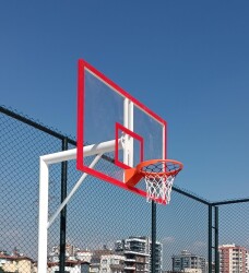 Basketbol Panya Seti Sabit Çember 105*180 12 mm Akrilik Cam Panya - 4