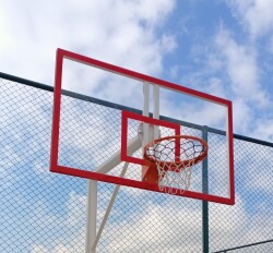Basketbol Panya Seti Sabit Çember 105*180 12 mm Akrilik Cam Panya - 8