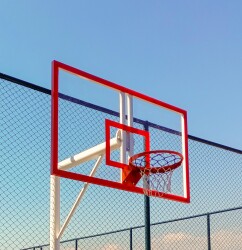 Basketbol Panya Seti Sabit Çember 105*180 15 mm Akrilik Cam Panya - adelinspor