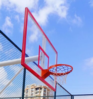 Basketbol Panya Seti Sabit Çember 105*180 15 mm Akrilik Cam Panya - 3