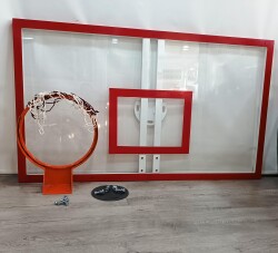 Basketbol Panya Seti Sabit Çember 105*180 15 mm Akrilik Cam Panya - 2