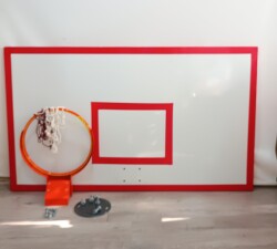 Basketbol Panya Seti Yaylı Çember 105*180 18 mm MDF Ahşap - 4