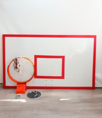 Basketbol Panya Seti Yaylı Çember 105*180 2 mm Sac Panya - 1