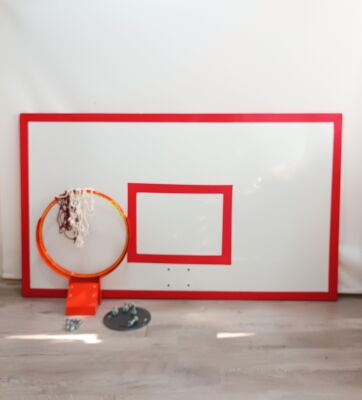 Basketbol Panya Seti Yaylı Çember 105*180 2 mm Sac Panya - 5