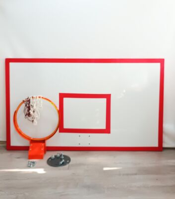 Basketbol Panya Seti Yaylı Çember 105*180 2 mm Sac Panya - 7