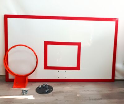 Basketbol Panya Seti Sabit Çember 105*180 2 mm Sac Panya - 1