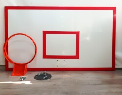 Basketbol Panya Seti Sabit Çember 105*180 2 mm Sac Panya - 5