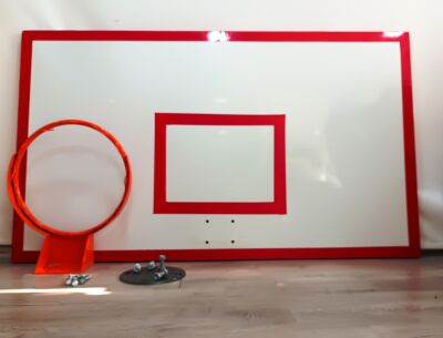 Basketbol Panya Seti Sabit Çember 105*180 2 mm Sac Panya - 3