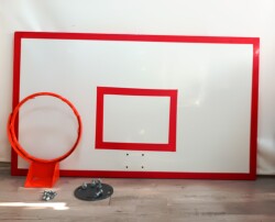 Basketbol Panya Seti Sabit Çember 105*180 2 mm Sac Panya - 7