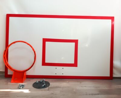 Basketbol Panya Seti Sabit Çember 105*180 2 mm Sac Panya - 7