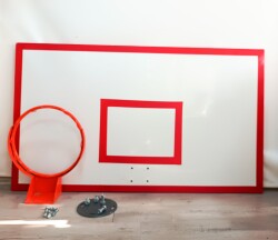 Basketbol Panya Seti Sabit Çember 105*180 2 mm Sac Panya - 9