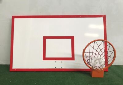 Basketbol Panya Seti Yaylı Çember105*180 Fiber Panya - 6