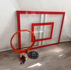Basketbol Panya Seti Sabit Çember 90*105 10 mm Akrilik Cam Panya - 7