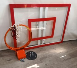Basketbol Panya Seti Yaylı Çember 90*120 10 mm Akrilik Cam Panya - 3