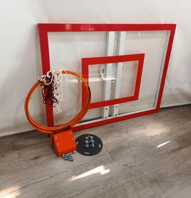 Basketbol Panya Seti Yaylı Çember 90*120 10 mm Akrilik Cam Panya - 9