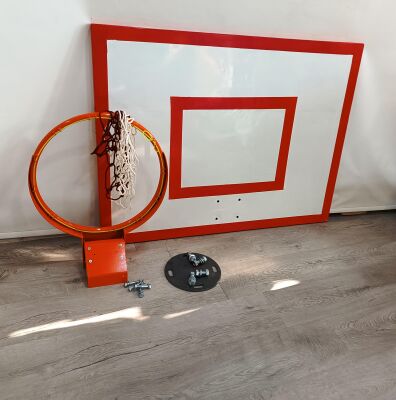 Basketbol Panya Seti Yaylı Çember 90*120 1,5 mm Sac Panya - 3