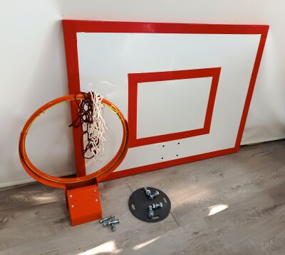 Basketbol Panya Seti Yaylı Çember 90*120 1,5 mm Sac Panya - 5