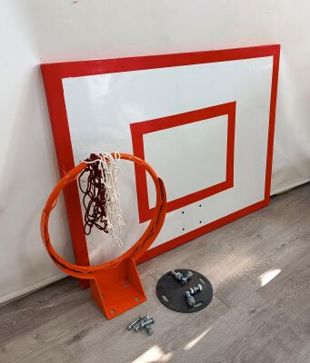 Basketbol Panya Seti Sabit Çember 90*120 1,5 mm Sac Panya - 5