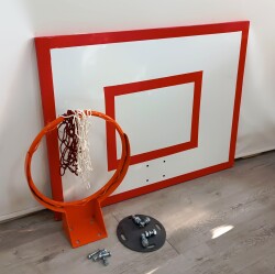 Basketbol Panya Seti Sabit Çember 90*120 18 mm MDF Ahşap Panya - adelinspor
