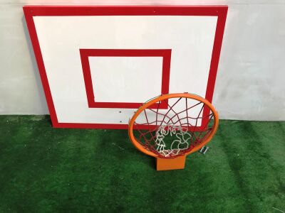Basketbol Panya Seti Sabit Çember 90*120 18 mm MDF Ahşap Panya - 3